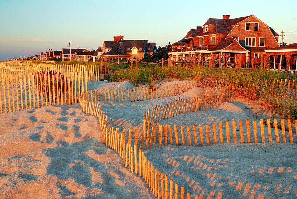 Various Houses on the Beach